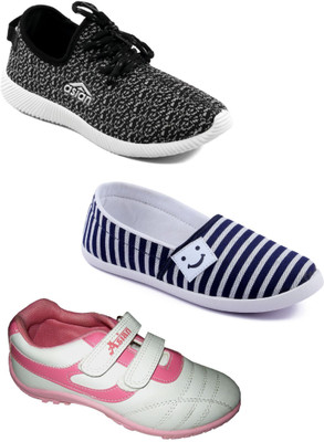 

Asian men's casual shoes combo pack of 3 Casuals For Women(Multicolor