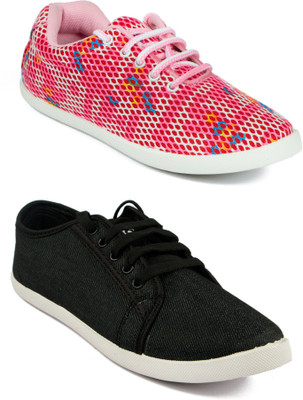 

Asian women's casual shoes combo pack of 2 Casuals For Women(Multicolor