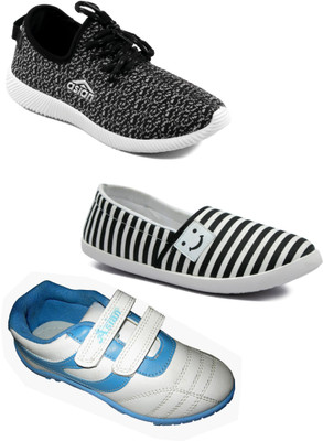 

Asian men's casual shoes combo pack of 3 Casuals For Women(Multicolor