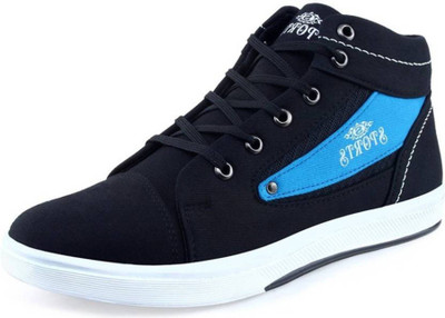 

U2Shoes Boys Lace Sneakers(Black