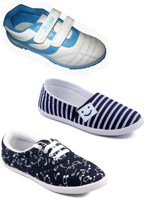 

Asian men's casual shoes combo pack of 3 Casuals For Women(Multicolor