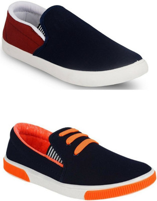 

Hotstyle 2-Pair Combo Loafers For Men(Multicolor