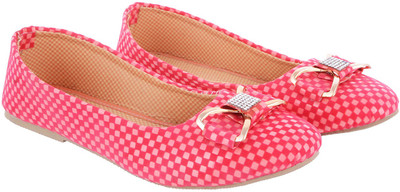 

AirSoon Women Check Print Bellies For Women(Multicolor, Pink