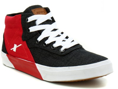 sparx shoes red and black