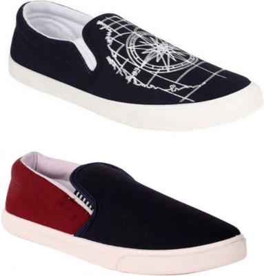 

Hotstyle 2-Pair Combo Loafers For Men(Multicolor