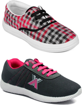 

Asian Women's casual shoes combo pack of 2 Casuals For Women(Multicolor