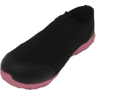 

Bata Slip On Sneakers For Women(Black, Black-pink