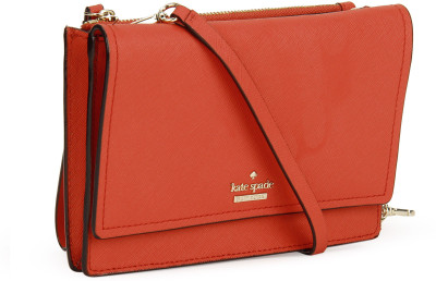 

Kate Spade Women Casual Red Genuine Leather Sling Bag