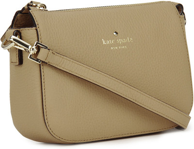 

Kate Spade Women Casual Khaki Genuine Leather Sling Bag