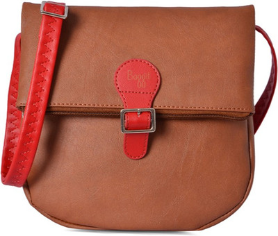 

Baggit Women Casual Brown PU Sling Bag