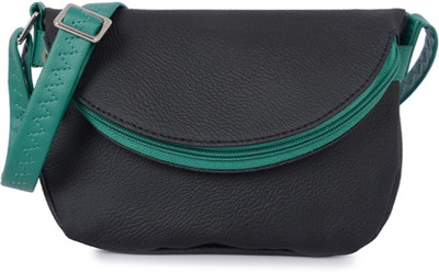

Baggit Women Casual Black PU Sling Bag