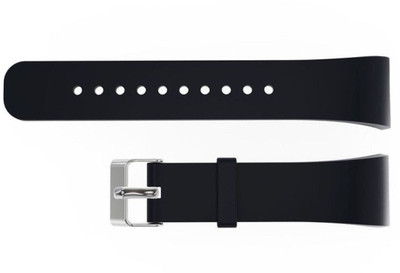 

ACUTAS Silicone Sport Replacement Watch Band Strap For Samsung Gear Fit 2 SM-R360 Smart Band Strap(Black)