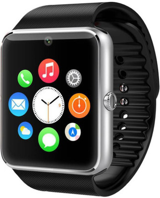 

XBOLT GT 08 Black SIM Card With 32 GB Memory Silver Smartwatch(Silver Strap Regular)