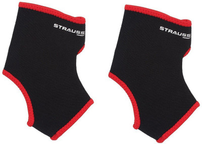 

Strauss Fitness (Pair) Ankle Support (M, Black, Red)
