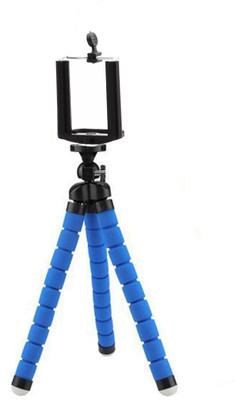 

Lifestyle-You Adjustable Flexible Mini Portable Tripod Stand with Universal Smartphone Clip Holder Tripod(Blue, Supports Up to 500 g)