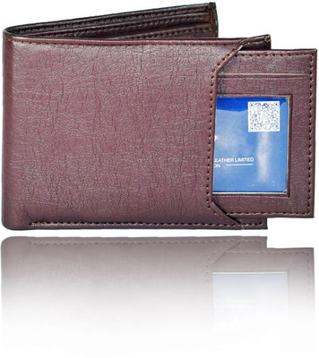 

ZEEBROS Men Brown Artificial Leather Wallet(7 Card Slots)