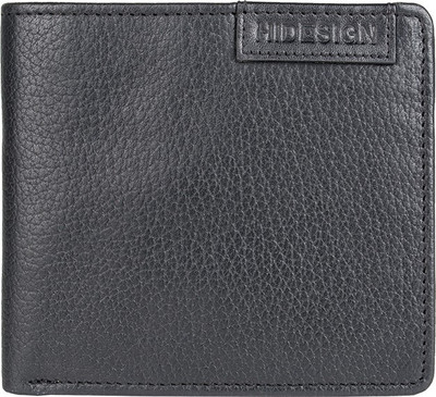 

Hidesign Men Black Genuine Leather Wallet(2 Card Slots)