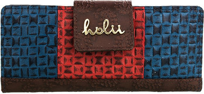 

Holii Women Casual Multicolor Genuine Leather Wallet(8 Card Slots)