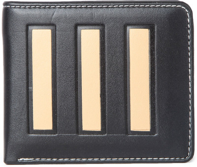

London Fashion Men Black Artificial Leather Wallet(4 Card Slots)