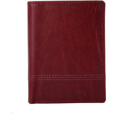

Hawai Men Maroon Genuine Leather Wallet(7 Card Slots)