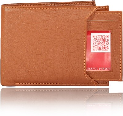 

Accezory Boys Tan Artificial Leather Wallet(7 Card Slots)