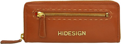

Hidesign Women Tan Genuine Leather Wallet(8 Card Slots)