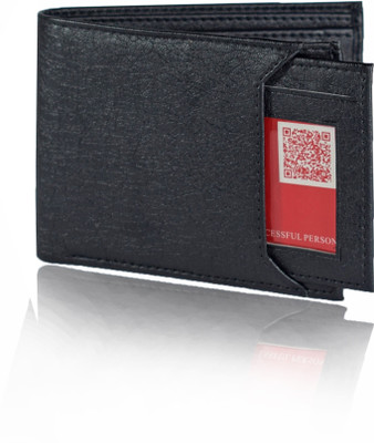 

Bizarre Kraftz Men Black Artificial Leather Wallet(7 Card Slots)