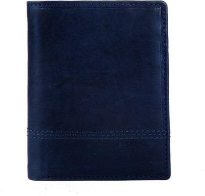

Hawai Men Blue Genuine Leather Wallet(7 Card Slots)