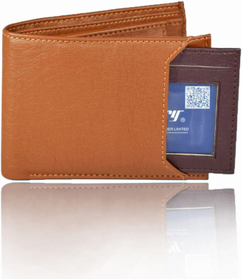 

Huntsman Men Casual Tan Artificial Leather Wallet(7 Card Slots)