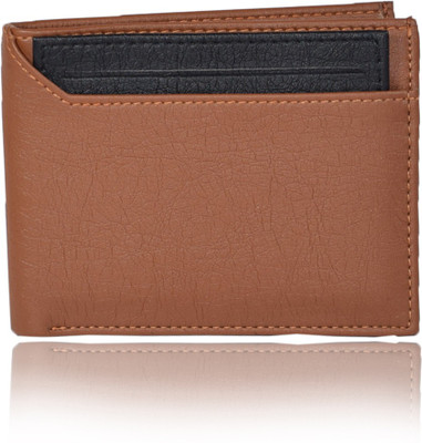 

Death By Color Men Tan, Black Artificial Leather Wallet(7 Card Slots)
