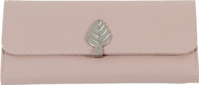 

ModishOmbre Women Formal Beige Artificial Leather Wallet(6 Card Slots), Light pink