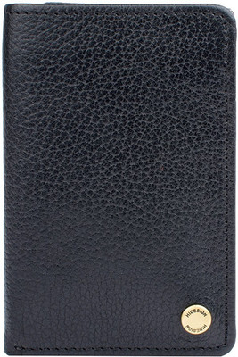 

Hidesign Men Black Genuine Leather Wallet(8 Card Slots)