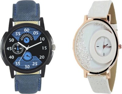 PMAX LEATHER BLUE AND MXRE WHITE NEW STYLISH FOR Watch  - For Men & Women   Watches  (PMAX)