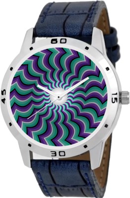 EXCEL Illusion Purple Graphic Watch  - For Men   Watches  (Excel)