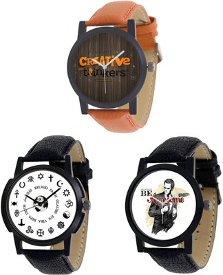 

Greenleaf 38-34-39 Stylish Designer Boys Leather Combo Watch - For Men