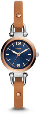 

Fossil ES4277 GEORGIA THREE-HAND LUGGAGE LEATHER WATCH Watch - For Women