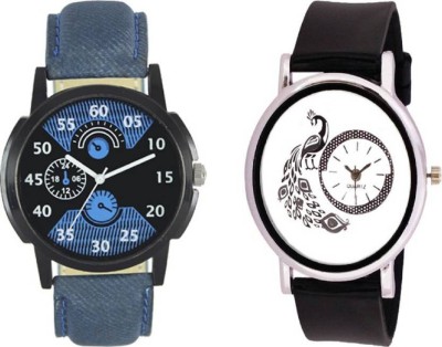 PMAX LEATHER BLUE AND GLORY BLACK NEW STYLISH FOR Watch  - For Men & Women   Watches  (PMAX)