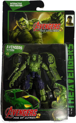 

Spgift Avengers Hulk Design Transformer Car Toy Action Figure,Avengers Transformation Deformation Car Truck Action Figure-Hulk(Multicolor)