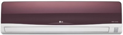 LG 1 Ton 3 Star BEE Rating 2018 Split AC  - White, Maroon(JS-Q12TWXD, Copper Condenser)   Air Conditioner  (LG)