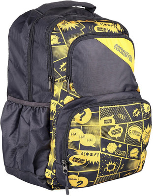 

American Tourister 41O(0)08003 23 L Backpack(Grey, Yellow)