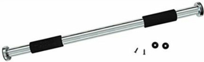

Arnav Unisex Door Pull Up Bar Home Gym Exercise Workout Chin Up Sit Fitness 100 Kg … Pull-up Bar(Silver), Nickle