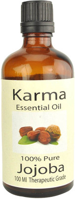 

Karmakara Karma 100% pure Therapeutic Grade undiluted essential oils in 100 ml Bottles-Jojoba oil(100 ml)