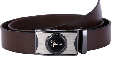 

Hawai Men Casual Brown Genuine Leather Belt
