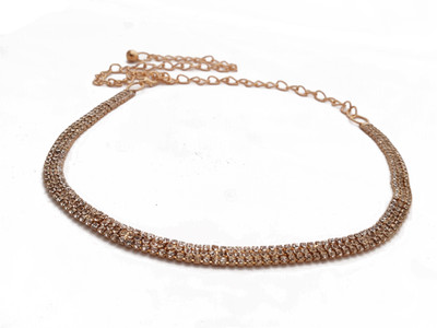 

Vritraz Women Casual, Party Gold Metal Belt