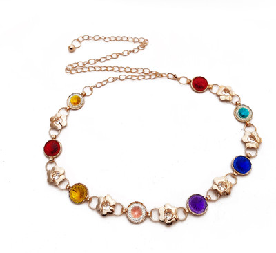 Vritraz Women Casual, Party Gold Metal Belt