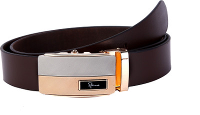 

Hawai Men Casual Brown Genuine Leather Belt