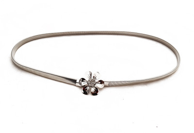 

Vritraz Women Casual, Party Silver Metal Belt