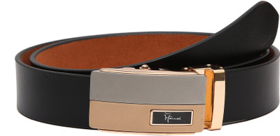 

Hawai Men Casual Black Genuine Leather Belt
