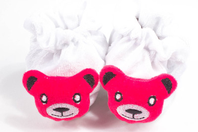 

Ole Baby 3D Plush Soft Velvet Fabric light weight Newborn Infant Prewalker Crib Shoes Baby girl Baby Boy Shoes 0-4 Months Booties(Toe to Heel Length - 10 cm Red)