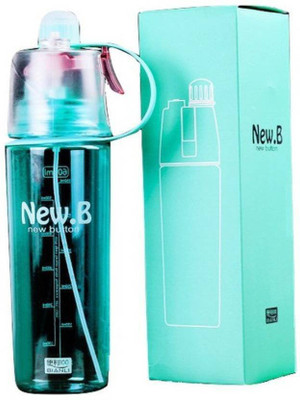 

Frappel Portable Water Spray 600 ml Sipper(Pack of 1, Green, Blue)